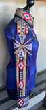 HAND MADE SHOW Bluse  TAFETTA  KOBALT