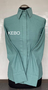 Bluse mit durchgehendem Reißverschluss, neues Lycra