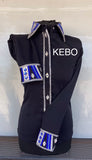 HAND MADE SHOW Bluse Schwarz