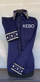 HAND MADE SHOW Bluse Blau