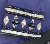 HAND MADE SHOW Bluse Blau