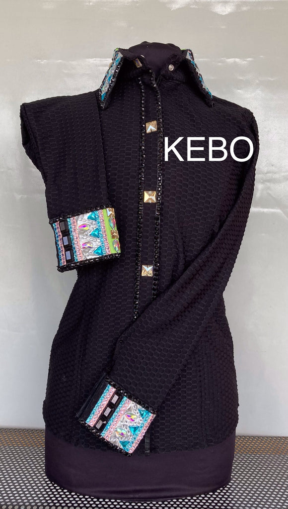 HAND MADE SHOW Bluse neu Lycra Schwarz