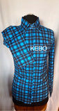 HAND MADE SHOW Blouse  Schotse Ruit Lycra