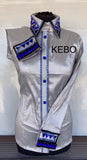 HAND MADE SHOW Blouse Gray