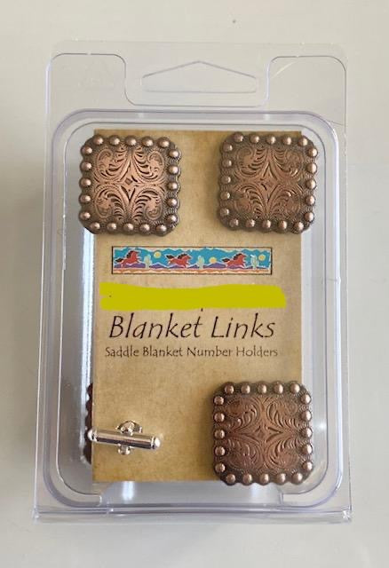 number holder with Cufflink IGI 02 Copper