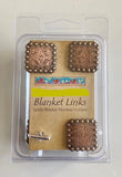 number holder with Cufflink IGI 02 Copper