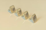 number holder with Cufflink IGI 01 Silver color