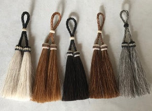 twin tassel of horsehair
