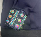 FULL  ZIPPER  BLouse  Lycra    D. BLAUW