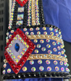 HAND MADE SHOW Blouse  TAFETTA  KOBALT