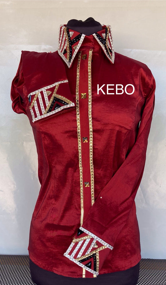 HAND MADE SHOW Blouse Rood
