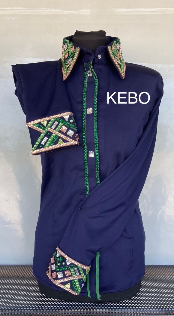 HAND MADE SHOW Blouse Blauw