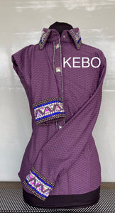 HAND MADE SHOW Blouse nieuwe Lycra Lila