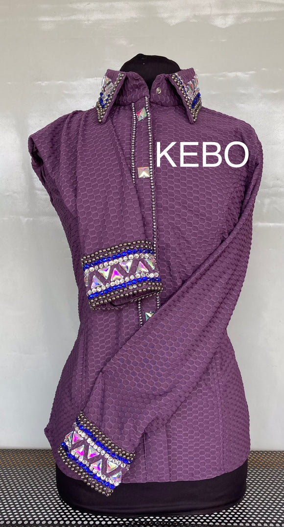 HAND MADE SHOW Blouse nieuwe Lycra Lila