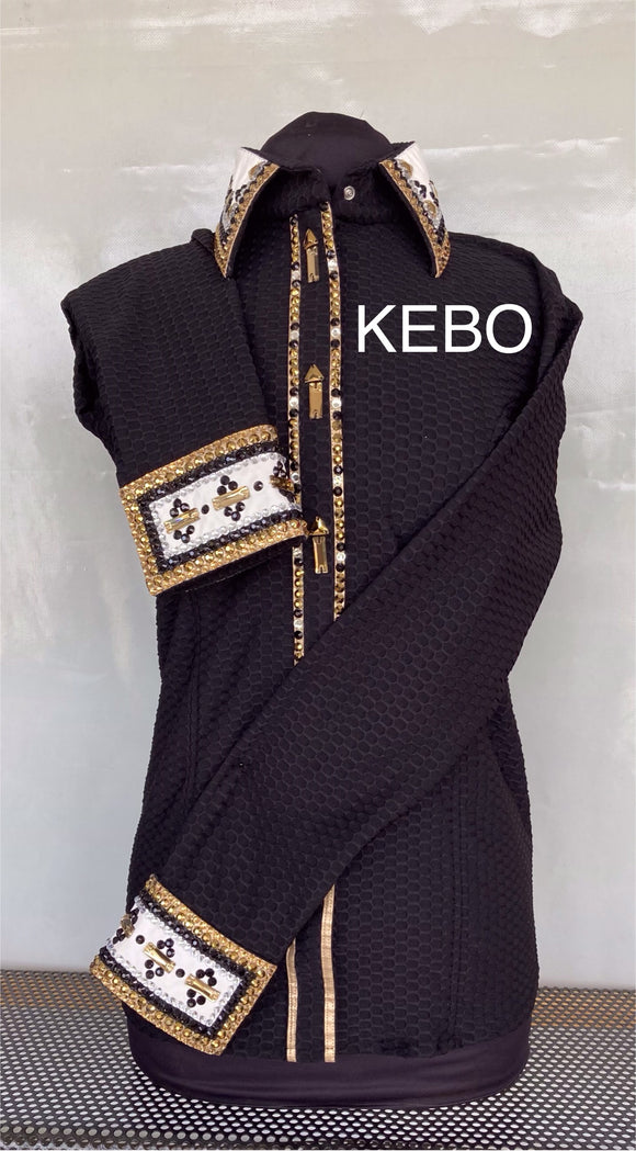 HAND MADE SHOW Blouse nieuwe Lycra Zwart