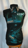 HAND MADE SHOW Blouse  Metallic Texture Stretch